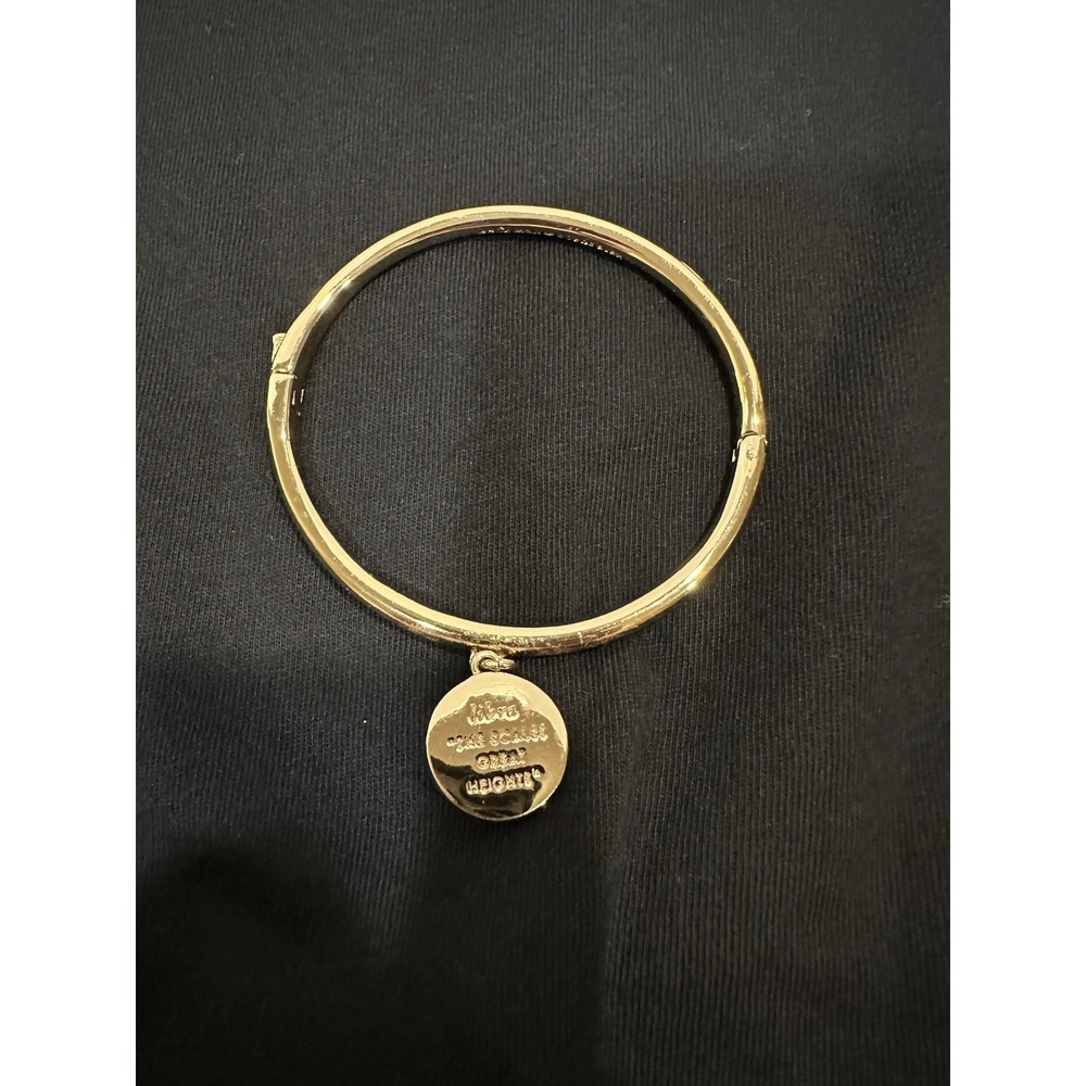 Kate Spade Bracelet Clasp Bangle Pink Libra Horoscope Sign Crystal Sparkle - Picture 7 of 16